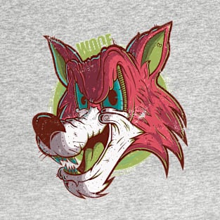 WOLF CARTOONS Design T-shirt STICKERS CASES MUGS WALL ART NOTEBOOKS PILLOWS TOTES TAPESTRIES PINS MAGNETS MASKS T-Shirt T-Shirt